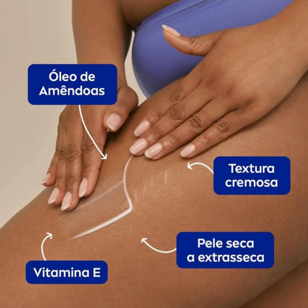 Loção HIDRATANTE Corporal Nivea Milk Pele Seca e Extrasseca 400ml - Image 4